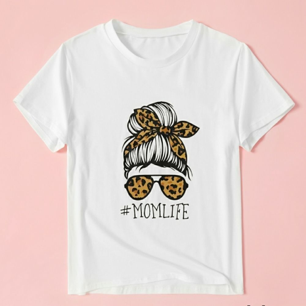 NWT "#MOM LIFE" T-Shirt Sz L